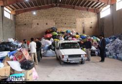 ارسال کمک های مردمی به مردم زلزله زده قصرشیرین