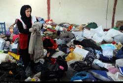 بازدید استاندار زنجان از نحوه کمک رسانی به زلزله زدگان