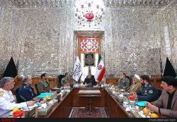 دیدار فرماندهان ارتش جمهوری اسلامی ایران با رئیس مجلس شورای اسلامی‎