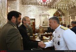 دیدار فرماندهان ارتش جمهوری اسلامی ایران با رئیس مجلس شورای اسلامی‎