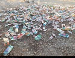 امحاغیربهداشتی آبمیوه های فاسد در سمنان/ عکس: الناز ملکی