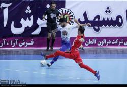 لیگ برتر فوتسال/مسابقه فرش آرا مشهد و آتلیه طهران قم