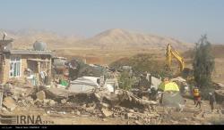 حضور سپاه شهدای آذربایجان غربی در مناطق زلزله زده
