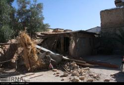 خسارت ناشی از وقوع زلزله در روستاهای بخش مرکزی قصرشیرین