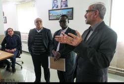 حضور رئیس خبرگزاری کنگو در ایرنای اصفهان