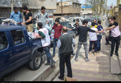 امداد رسانی جمعیت دانشجویی امام علی به سیل زدگان لرستان