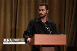 حضور علی مطهری در دانشگاه شهید بهشتی