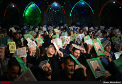 آئین شب بیست و یکم ماه مبارک رمضان در شاهزاده حسین (ع) قزوین