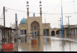 سیلاب در روستای سید عباس