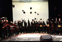 جشن فارغ التحصیلی دانشجویان دانشگاه بین المللی پردیس دانشگاه گیلان