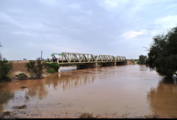 خسارات ناشی از طغیان رودخانه دز