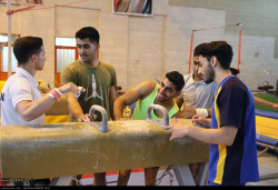 اردوی تیم ملی ژیمناستیک هنری بزرگسالان در قزوین