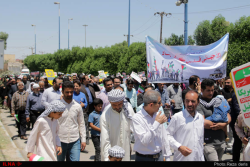 راهپیمایی مردم خرمشهر در روز جهانی قدس