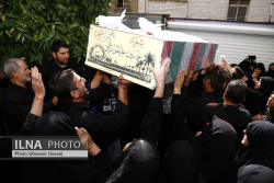مراسم تشییع پیکر شهید تازه تفحص شده حسین علیقلی‌نژاد