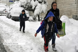 بارش برف پاییزی در تهران/ 2