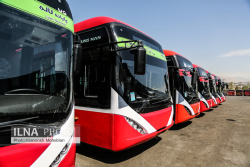 رونمایی از اتوبوس‌های دو کابین بازسازی شده شرکت واحد اتوبوسرانی تهران