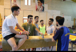 اردوی تیم ملی ژیمناستیک هنری بزرگسالان در قزوین