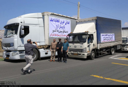 ارسال کمکهای مردمی استان البرز به مناطق سیل زده