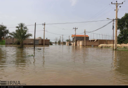 سیلاب در شهر گوریه شوشتر