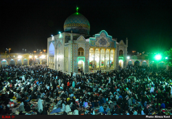 آئین شب بیست و یکم ماه مبارک رمضان در شاهزاده حسین (ع) قزوین