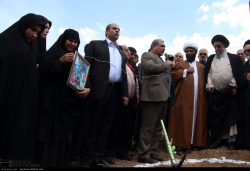 احداث اولین واحد مسکونی تخریب شده توسط سیلاب در مینودشت گلستان