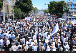 راهپیمایی روز جهانی قدس در قزوین